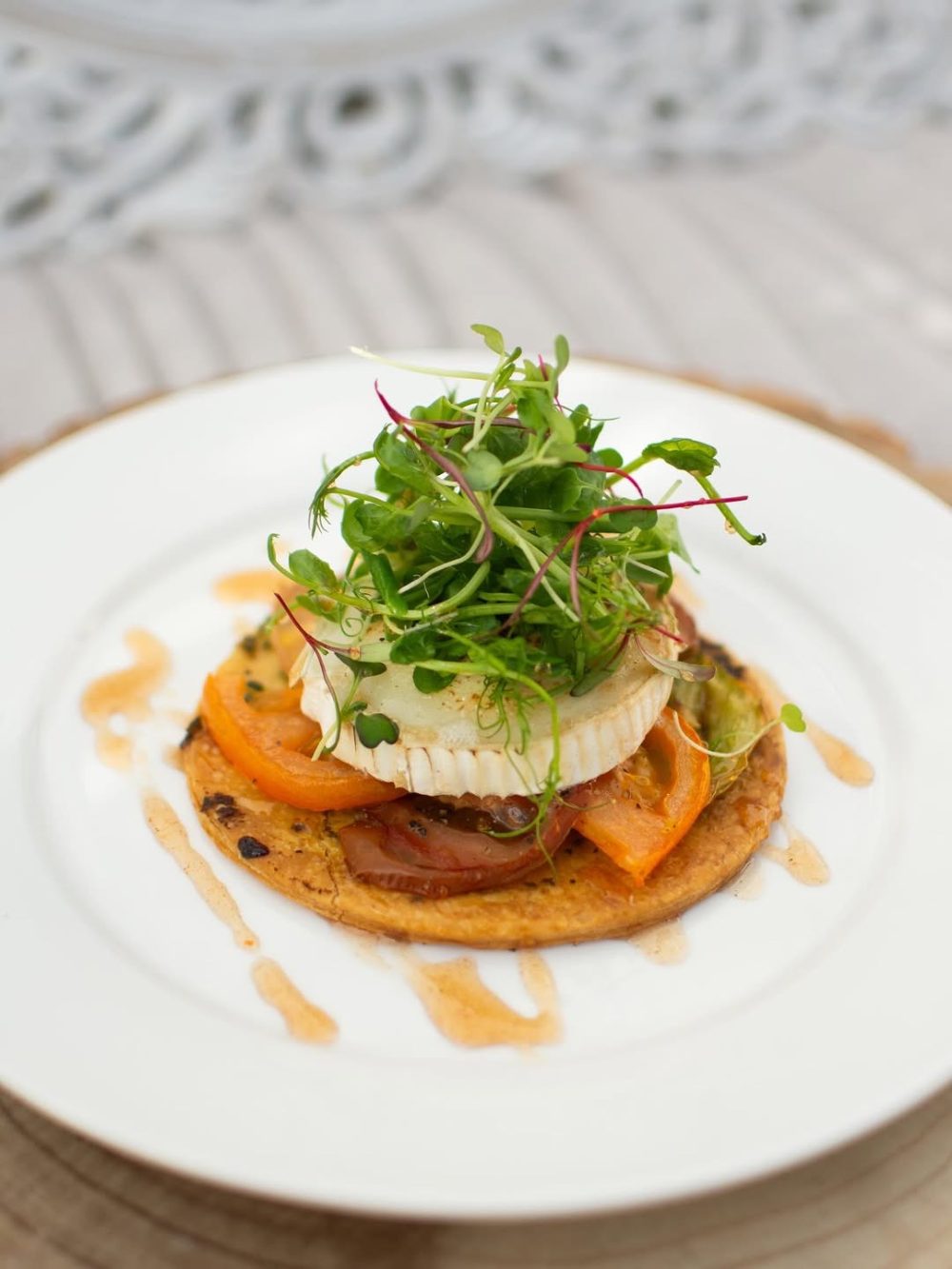 Goat's cheese tart