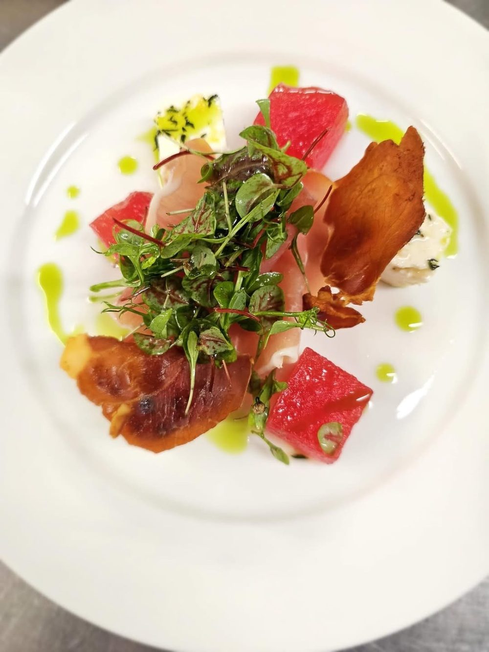 Watermelon & prosciutto