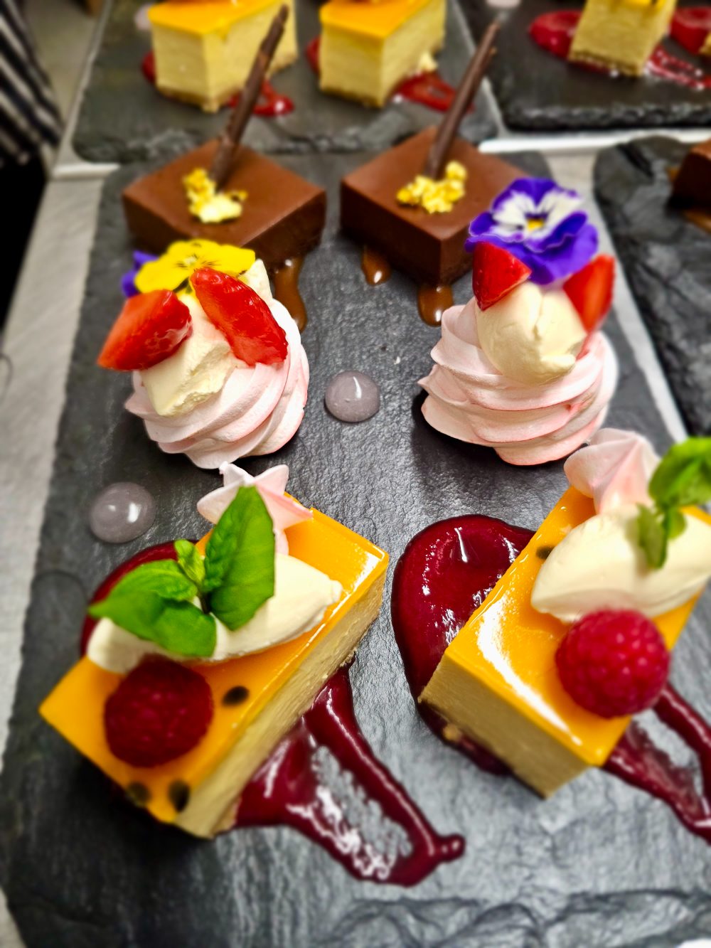 Dessert selection